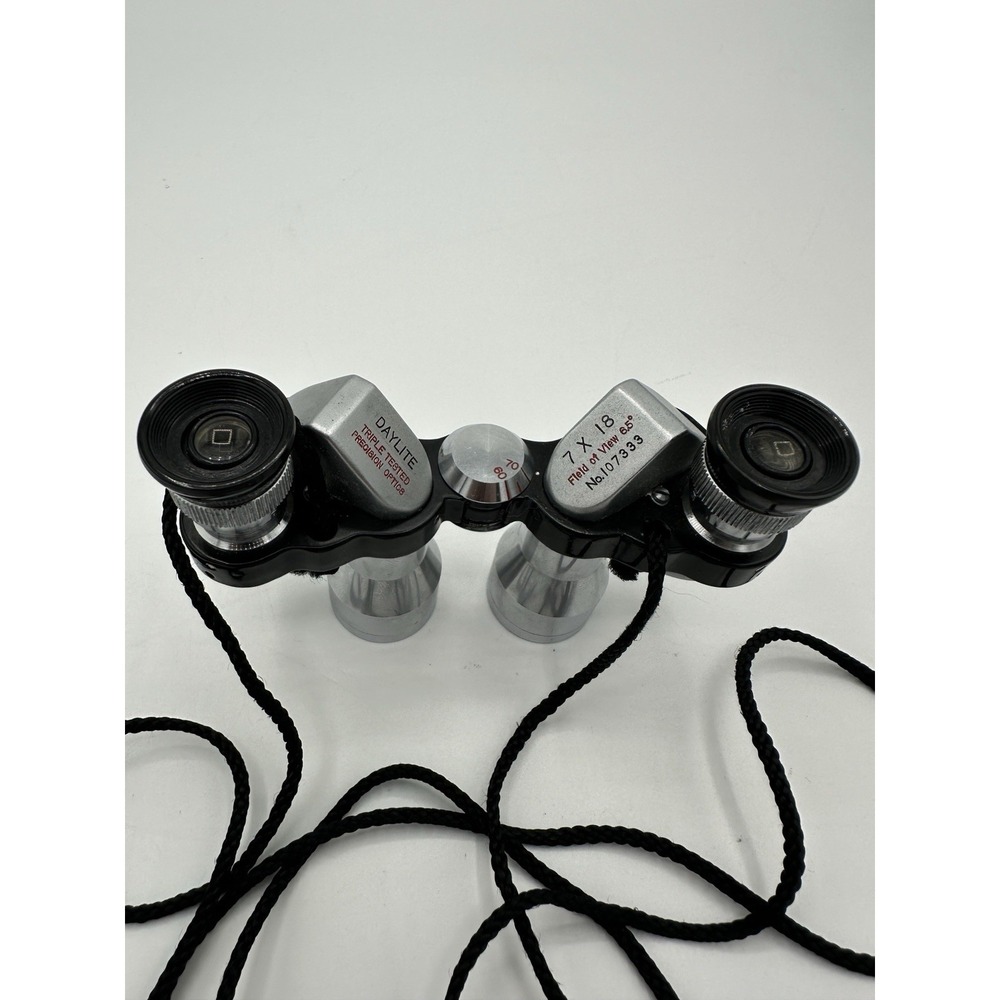 Vintage Daylite 7×18 Compact Binoculars – Small Field Optics, Clean Lenses